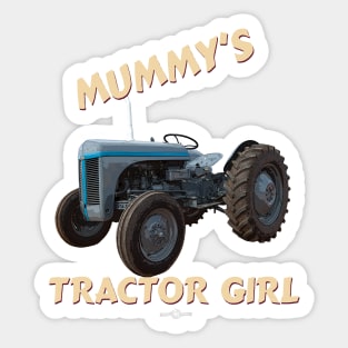 Mummy's tractor girl Sticker